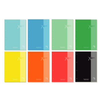 Block Recambio A-4 80 Hojas de Colores Surtidos