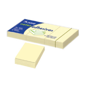75000 Blocs 100 Notas Amarillas 37.5 x 50 mm