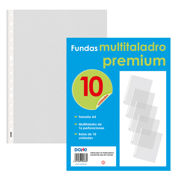 Fundas Multitaladro PREMIUM Folio Cristal