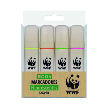 Marcadores Fluorescente ECO Cuadrado Opaco WWF