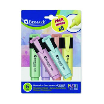 Marcadores Fluorescentes Pastel Bismark