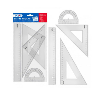 Set de 4 Reglas de 30 cm