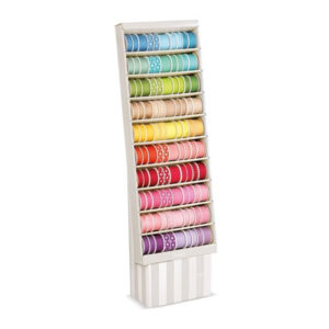 019351 Expositor 100 Cintas Soft ( 70 Cintas de 2,5 cm x 3 m y 30 Cintas de 4 cm x 2 m )