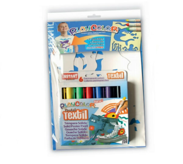 Playcolor Textil + Plantilla Niño