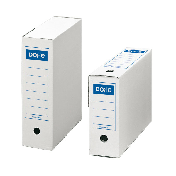 Archivo Definitivo Folio Cartón Blanco