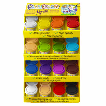 Expositor Playcolor Liquid Basic 40 ml 48 Témperas