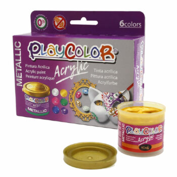Playcolor Acrylic Metallic 40 ml 6 Colores