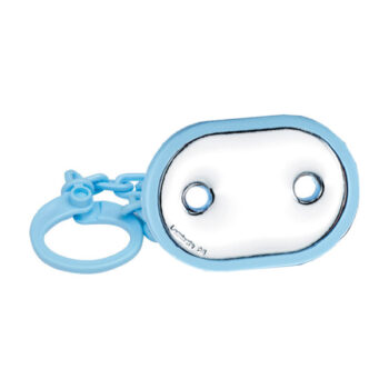 Pinza de Chupete Plata Bilaminada Color Azul