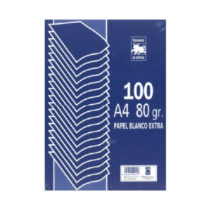 1022-100 Resmilleria 100 Hojas Blanco 80 Grs. A-4