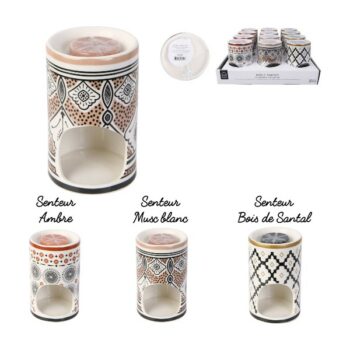 Expositor Quemador Con Vela Perfumada