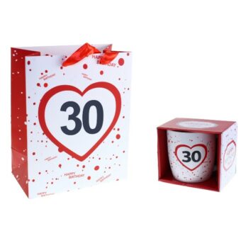Taza 30 Cumpleaños Con Bolsa