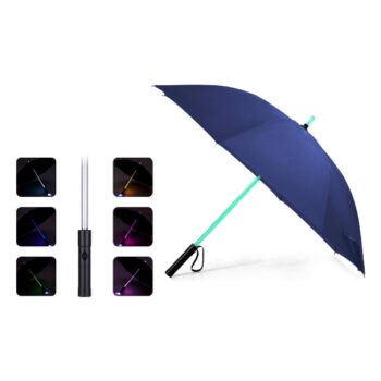 Paraguas Con Luz Azul