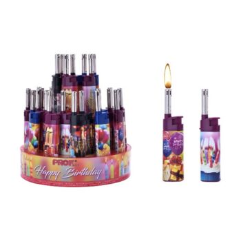 Expositor Encendedor Cocina Happy Birthday