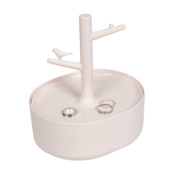 Joyero con Divisiones Rosa en Pvc