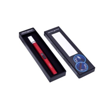 Encendedor Silver Match Cocina ARC USB Rojo