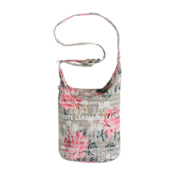 Bolso Saco Flowers Peq. Lanzarote Beige