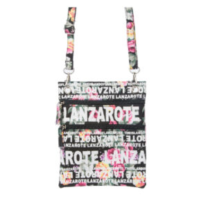 Bolso Pasaporte Degrade Lanzarote Negro/Blanco/Multi.