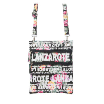 Bolso Pasaporte Degrade Lanzarote Negro/Blanco/Multi.