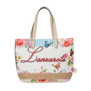 Bolso Normal Vintage Lanzarote Flowers