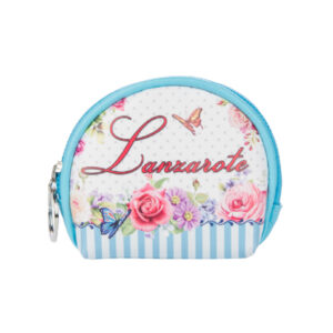 BS1010-A Monedero Redondo Vintage Lanzarote Blanco
