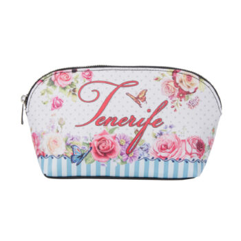 Neceser Vintage Flowers Tenerife Blanco