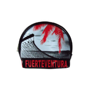 BS693-A Monedero Redondo Vistas Fuerteventura Negro/Gris/Rojo