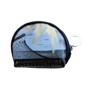 BS693-C Monedero Redondo Vistas Fuerteventura Negro/Gris/Oro