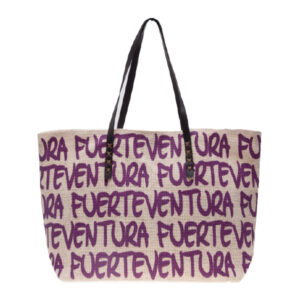 Bolso Paper Fuerteventura Beige/Lila