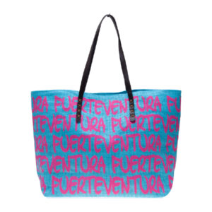 Bolso Paper Fuerteventura Azul/Fucsia