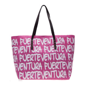 Bolso Paper Fuerteventura Fucsia/Blanco