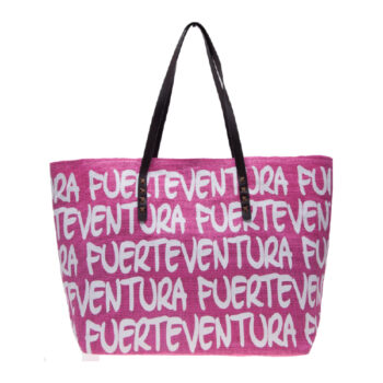 Bolso Paper Fuerteventura Fucsia/Blanco