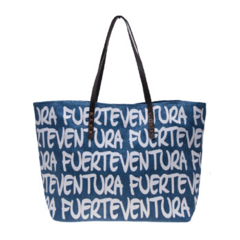 Bolso Paper Fuerteventura Azul/Blanco