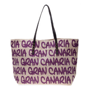 Bolso Paper Gran Canaria Beige/Lila