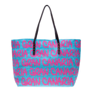 Bolso Paper Gran Canaria Azul/Fucsia