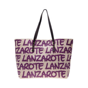 Bolso Paper Lanzarote Beige/Lila