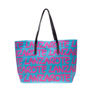 Bolso Paper Lanzarote Azul/Fucsia