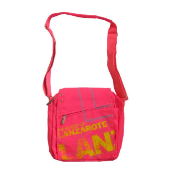 Bolso Hombre Lanzarote Fucsia/Amarillo