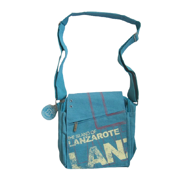 Bolso Hombre Lanzarote Azul/Beige