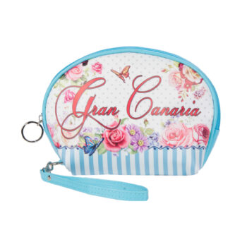 Neceser Redondo Vintage Gran Canaria Blanco