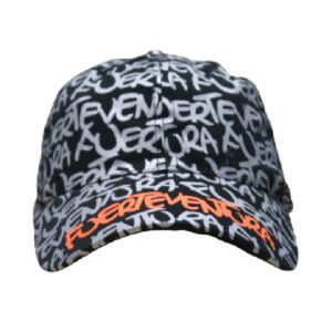 CS181-D Gorra Neón Fuerteventura Negro/Plata/Naranja