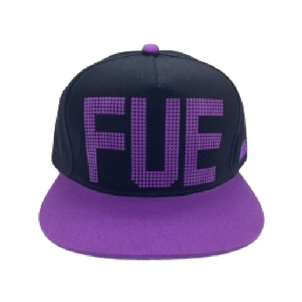 Gorra Flat Fuerteventura Negro/Lila