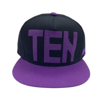 Gorra Flat Tenerife Negro/Lila