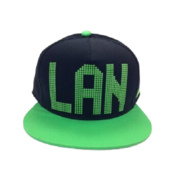 Gorra Flat Lanzarote Negro/Lima