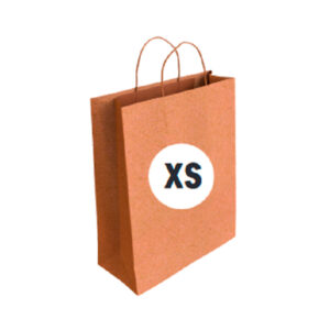 02105030 Bolsa Kraft Tamaño "XS" 18+8x24 cm