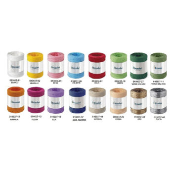 Rafia Surtidos 5 x 200 metros Color Plata