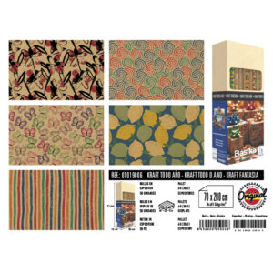 Rollos Kraft Todo Año 70 x 200 cm