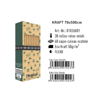 Rollos Kraft 70 x 500 cm