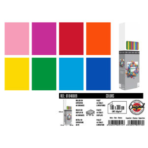 Rollos Colores 100 x 300 cm