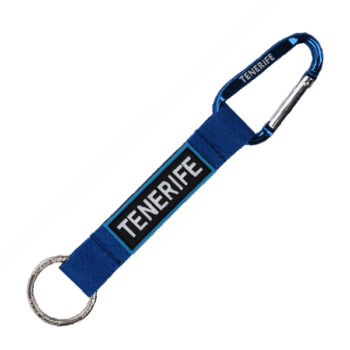 Llavero Mosquetón Tenerife Azul