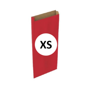 Pack 25 Sobres Kraft Rojo Tamaño "XS" 12+3x25 cm